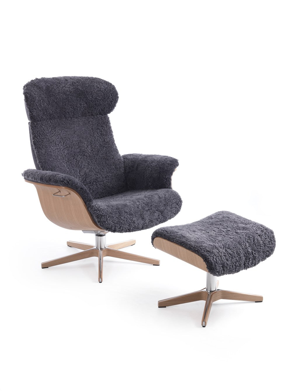 Conform Relaxsessel Timeout, Schaffell Charcoal