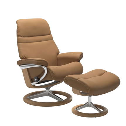 Stressless Sessel Sunrise Signature L, Leder Paloma Taupe