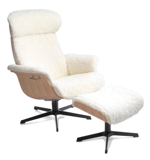 Conform Relaxsessel Timeout, Schaffell Offwhite